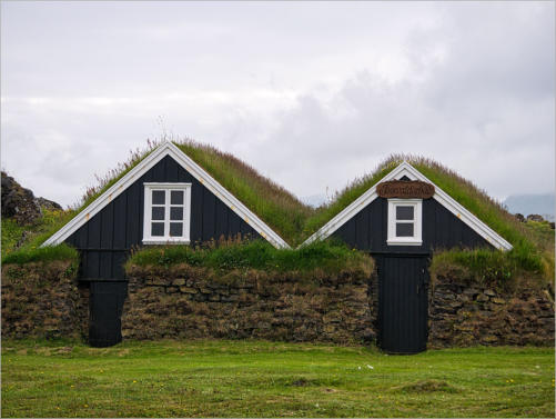 The Maritime Museum in the Fishermans Garden, Halbinsel Snæfellsnes, Island