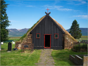 Víðimýrarkirkja -  Skagafjörður, Island
