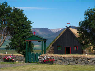 Víðimýrarkirkja -  Skagafjörður, Island