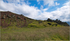 Ytri-Rauðamelskirkja und Umgebung, Island