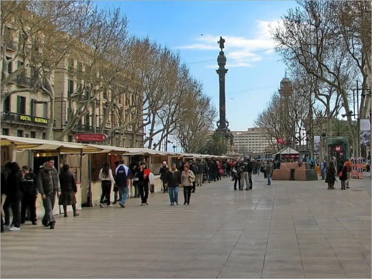 Barcelona, Ramblas 2008