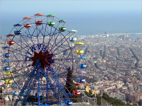 Blick auf Barceloneta - Barcelona, ES