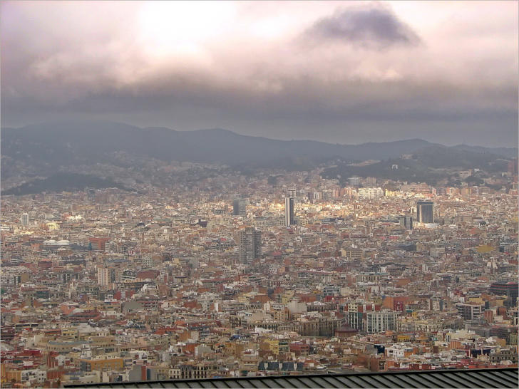 Blick vom Castell de Montjuïc - Barcelona, ES
