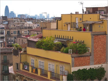 Blick von der Casa Milà - Barcelona, ES