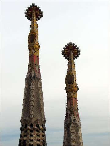 Blick von der La Sagrada Familia - Barcelona, ES