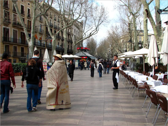 Ramblas, Barcelona 2008