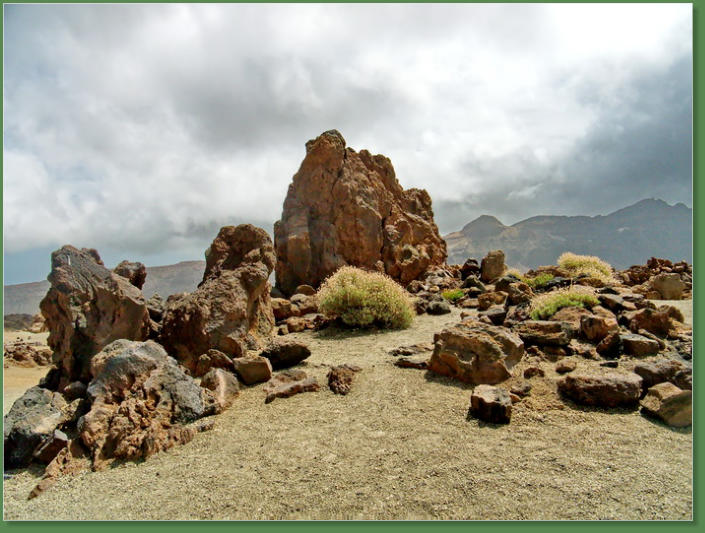 Die Bimssteinwüste im Nationalpark Teide, Teneriffa