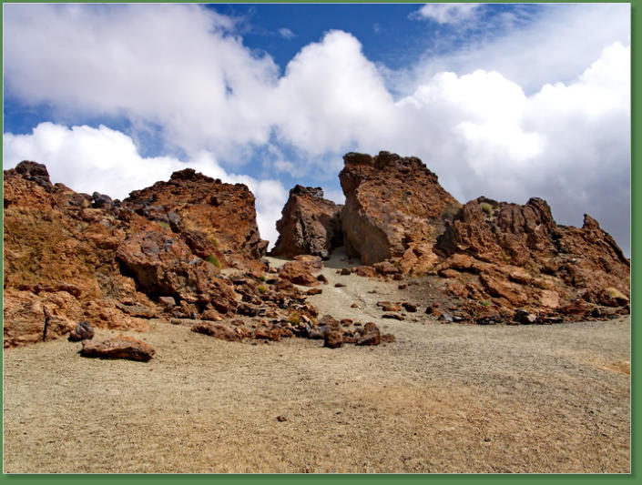 Die Bimssteinwüste im Nationalpark Teide, Teneriffa