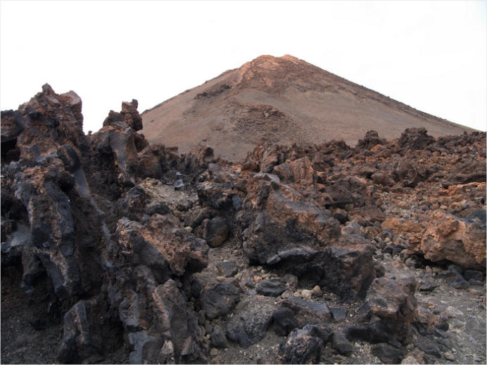 Auf dem Gipfel des Teide, Nationalpark Teide, Teneriffa
