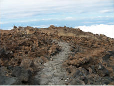 Auf dem Gipfel des Teide, Nationalpark Teide, Teneriffa