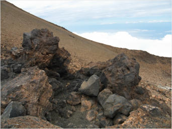 Auf dem Gipfel des Teide, Nationalpark Teide, Teneriffa