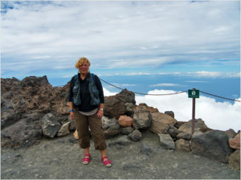 Auf dem Gipfel des Teide, Nationalpark Teide, Teneriffa