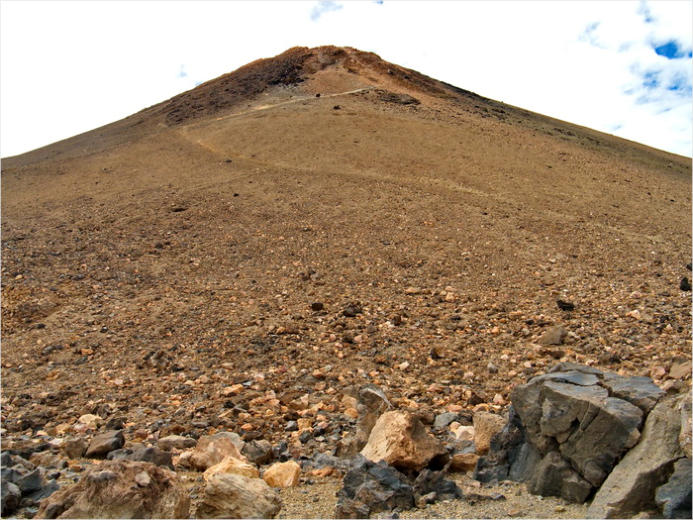 Auf dem Gipfel des Teide, Nationalpark Teide, Teneriffa
