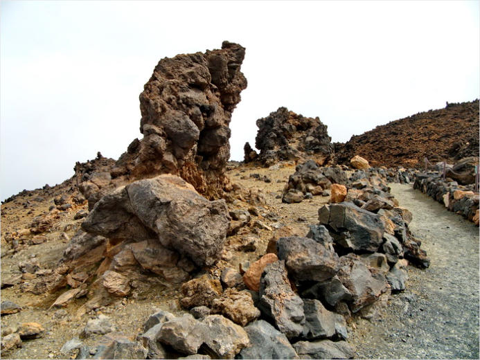 Auf dem Gipfel des Teide, Nationalpark Teide, Teneriffa