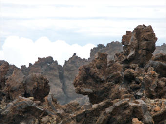 Auf dem Gipfel des Teide, Nationalpark Teide, Teneriffa