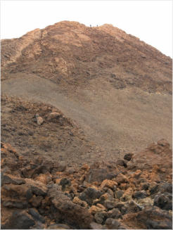 Auf dem Gipfel des Teide, Nationalpark Teide, Teneriffa