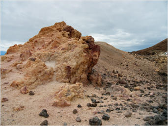 Auf dem Gipfel des Teide, Nationalpark Teide, Teneriffa