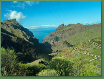 Anfahrt Masca, Teneriffa