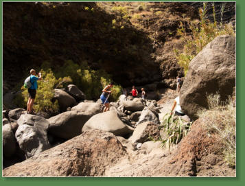 Wanderung durch die Masca-Schlucht, Teneriffa
