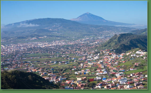 Blick vom Mirador de Jardina, Teneriffa