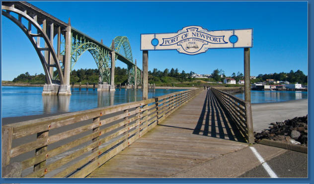 Hafen von Newport, OR