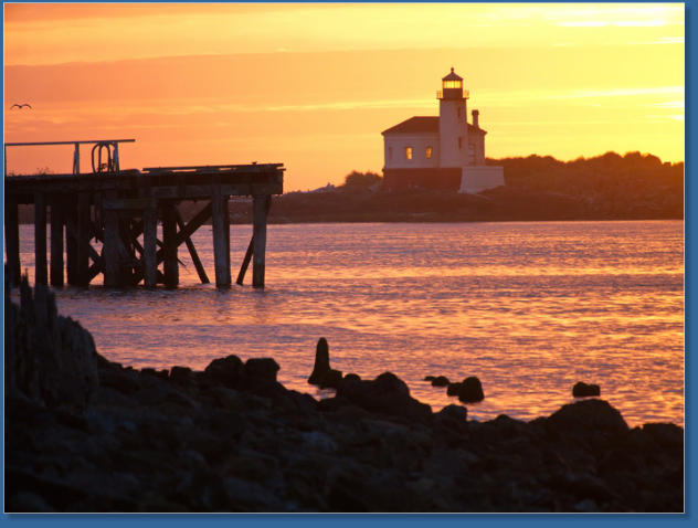Sonnenuntergang in Bandon, OR
