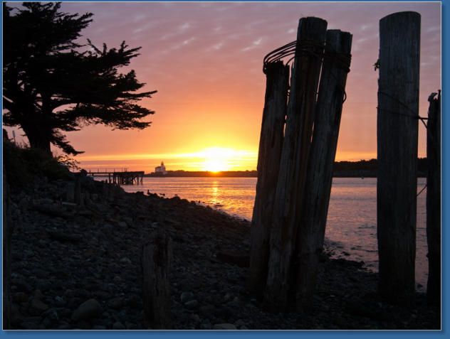 Sonnenuntergang in Bandon, OR