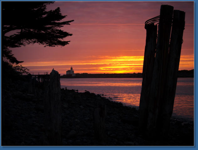 Sonnenuntergang in Bandon, OR