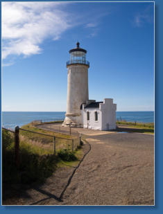North Head Lighthouse im Cape Disappointment SP. WA