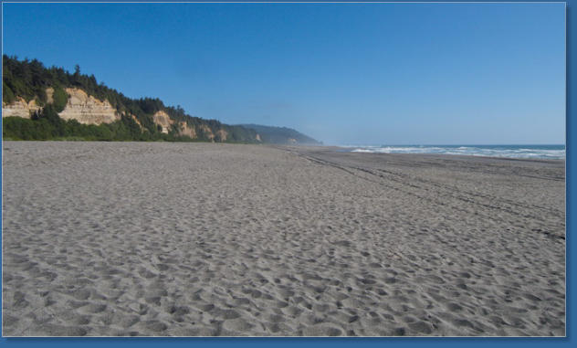 Strand am Fern Canyon Trail, Redwood NP, CA