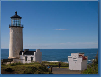 North Head Lighthouse im Cape Disappointment SP. WA