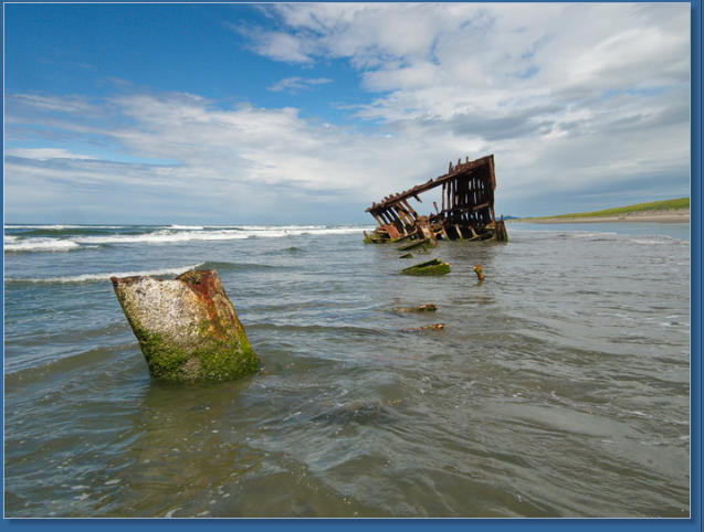 Wrack der Peter Iredale im Fort Stevens SP, OR