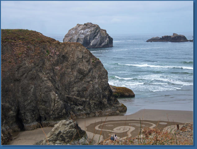 Aussichtspunkt am Facerock bei Bandon, OR