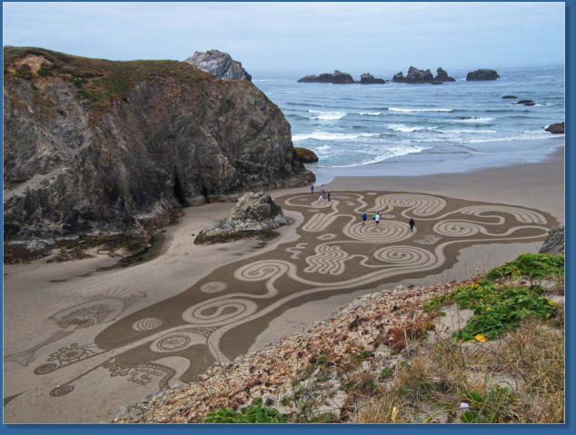 Aussichtspunkt am Facerock bei Bandon, OR