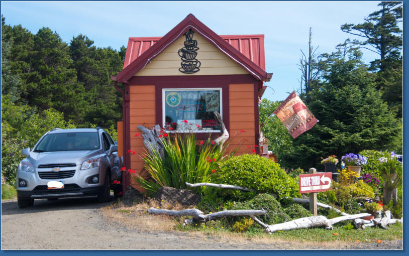 Kaffehütte in Oregon