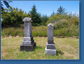 Pionier Friedfhof am Cape Blanco Lighthouse, OR