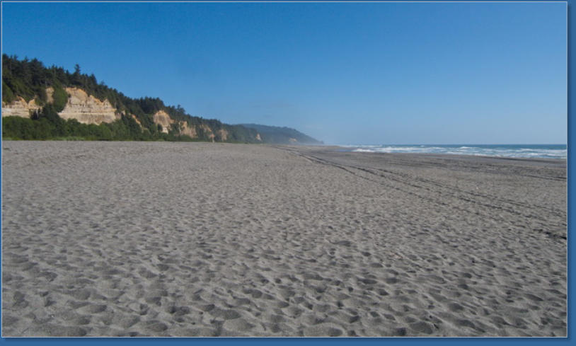 Strand am Fern Canyon Trail, Redwood NP, CA