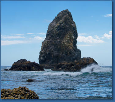 Am Haystack Rock, Cannon Beach, OR