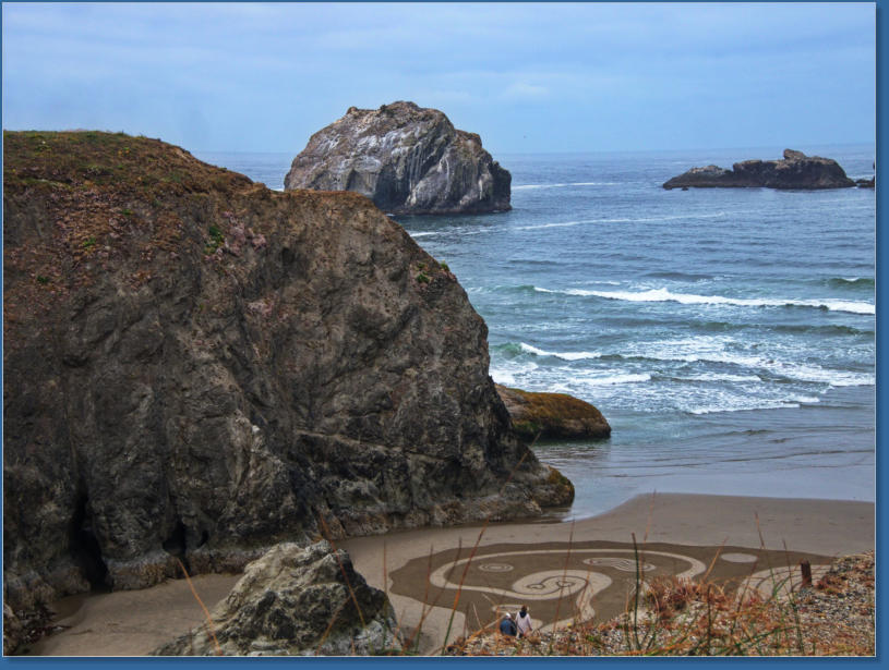 Aussichtspunkt am Facerock bei Bandon, OR