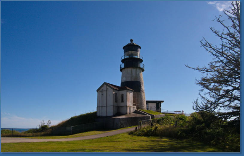 Cape Disappointment Lighthouse im Cape Disappointment SP, WA