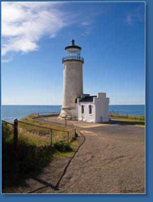 North Head Lighthouse im Cape Disappointment SP. WA