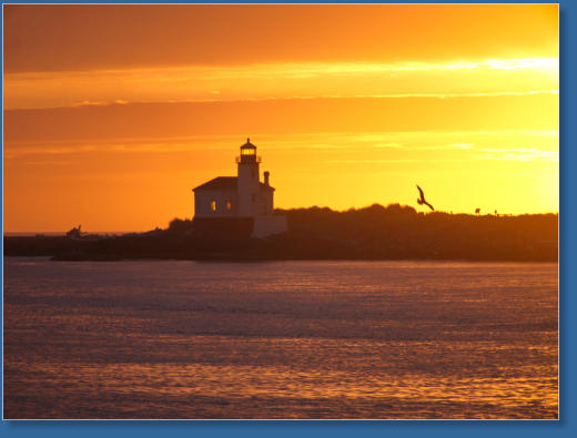 Sonnenuntergang in Bandon, OR