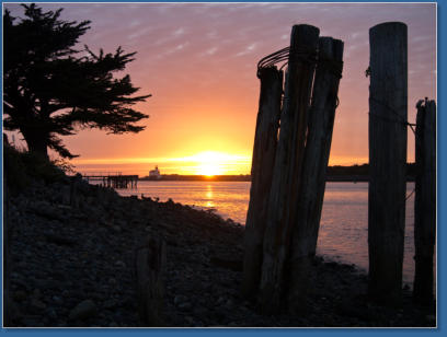 Sonnenuntergang in Bandon, OR