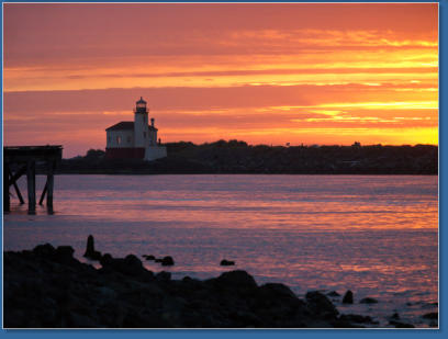 Sonnenuntergang in Bandon, OR