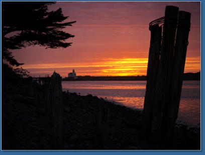 Sonnenuntergang in Bandon, OR