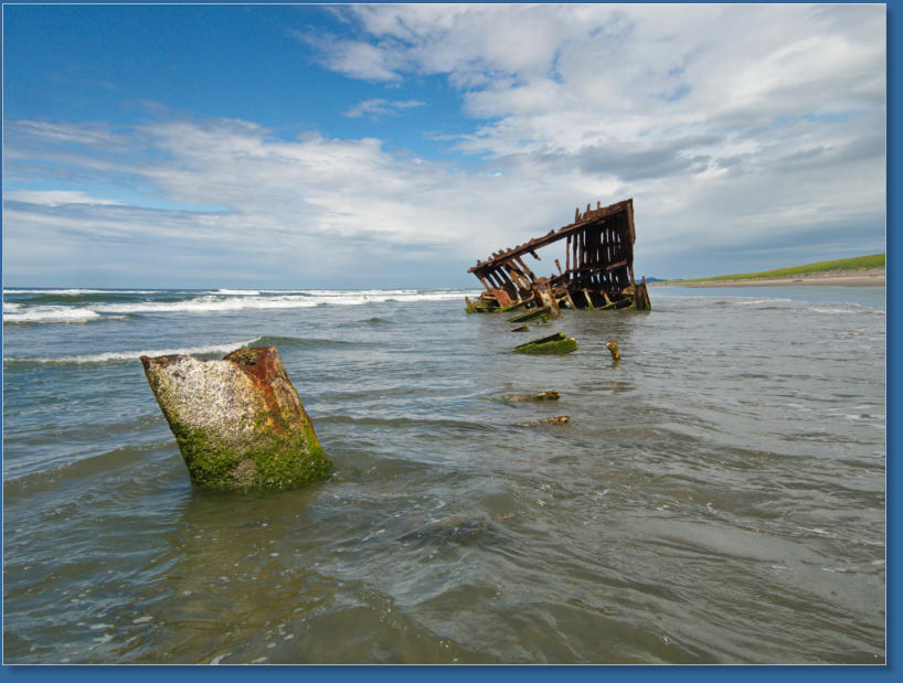Wrack der Peter Iredale im Fort Stevens SP, OR