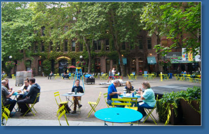 Rund um den Occidental Square - Seattle, WA