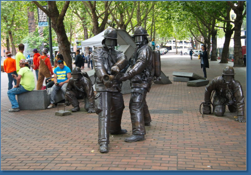 Rund um den Occidental Square - Seattle, WA