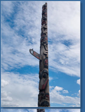 Totempole im Victor Steinbrueck Park - Seattle, WA
