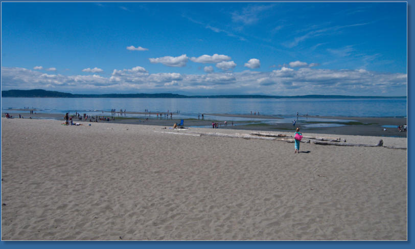 Strand am Alki Beach - Seattle, WA